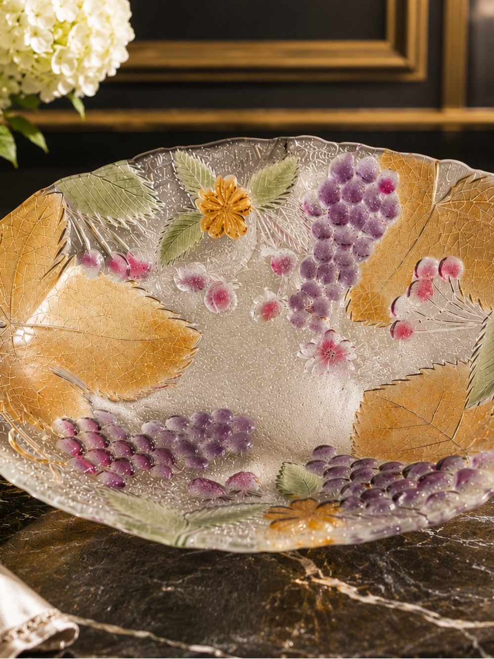 Mikasa Chablis Crystal Centerpiece Bowl - Savoir Vivre/Studio Nova Collection